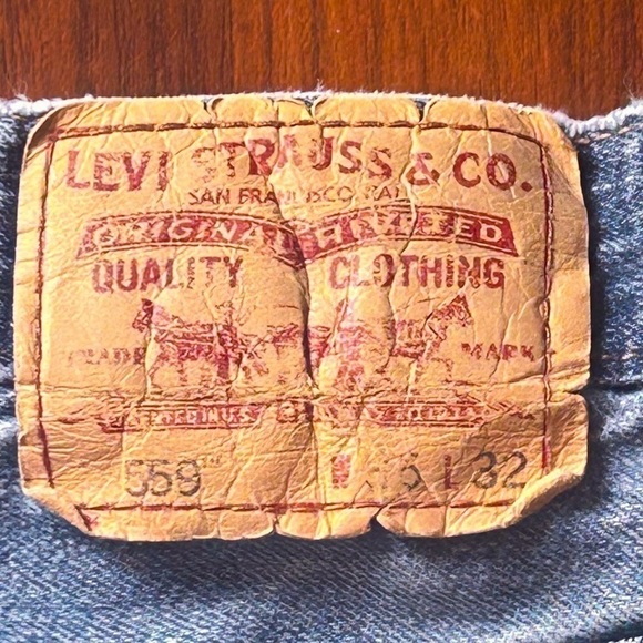 Levi’s 559 Men’s Relaxed Straight Jeans Size 36X32 - Picture 7 of 12